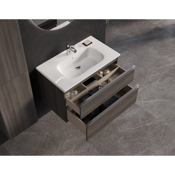 Тумба подвесная Roca The Gap 785x453x515 темно-коричневый (A857399402)