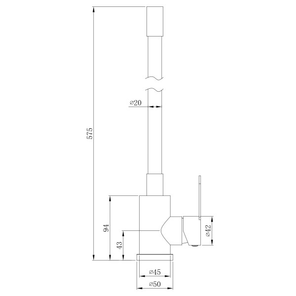 Смеситель для кухни Esko Snake черный (K44Grafit) Смеситель для кухни Esko Snake черный (K44Grafit)