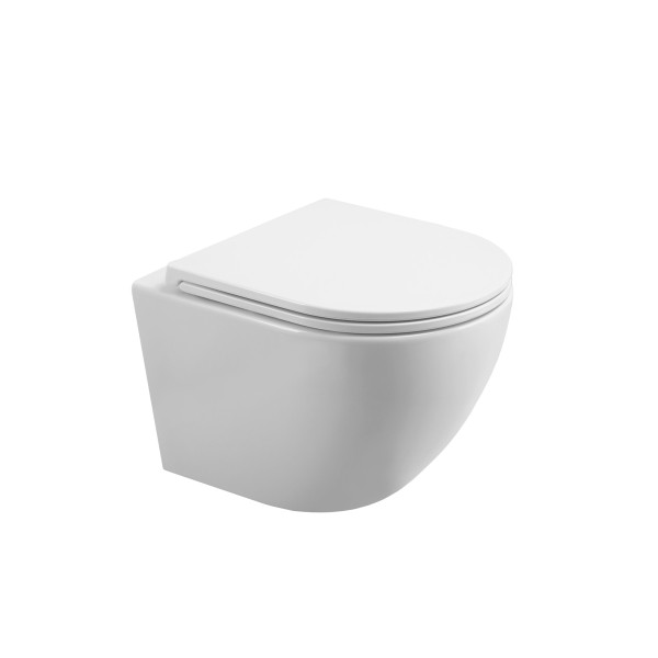 Унитаз подвесной BelBagno Uno безободковый (BB5177CH-TOR/SC) Унитаз подвесной BelBagno Uno безободковый (BB5177CH-TOR/SC)