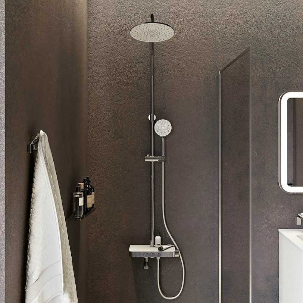 Система душевая Iddis Shelfy хром (SHESBBTi06) Система душевая Iddis Shelfy хром (SHESBBTi06)