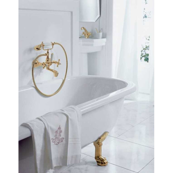 Смеситель для ванны и душа Kludi 1926 с душевым гарнитуром (514414520) Смеситель для ванны и душа Kludi 1926 с душевым гарнитуром (514414520)