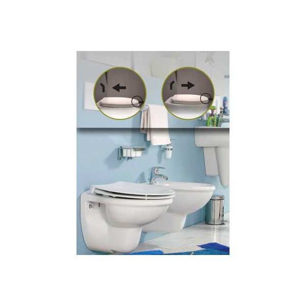 Сиденье для унитаза Haro Кинара белое (532857)