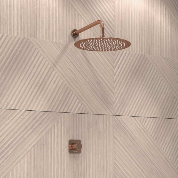 Смеситель для душа встраиваемый с верхней душевой насадкой WasserKRAFT хром (A8851.338.330)