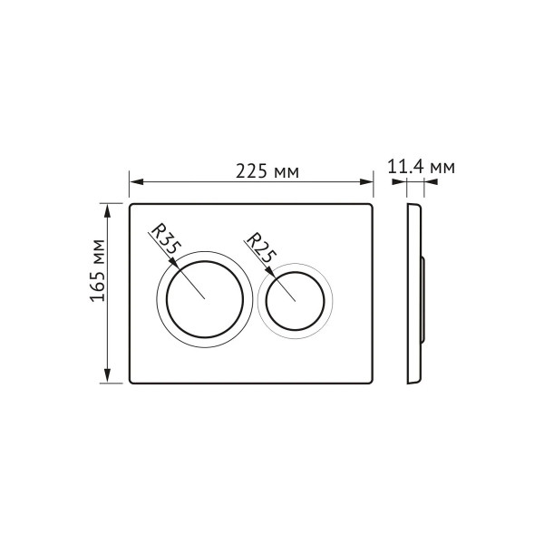 Комплект Berges: инсталляция Novum кнопка O1 белая, унитаз Vita Rimless 49 см, сиденье с soft-close (043379)