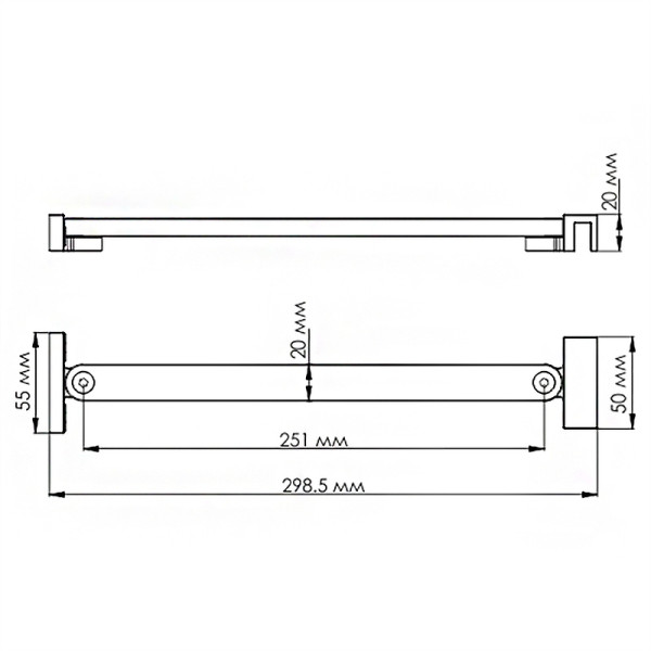 Фиксатор WasserKRAFT 5,5х29,8х2 (D265)