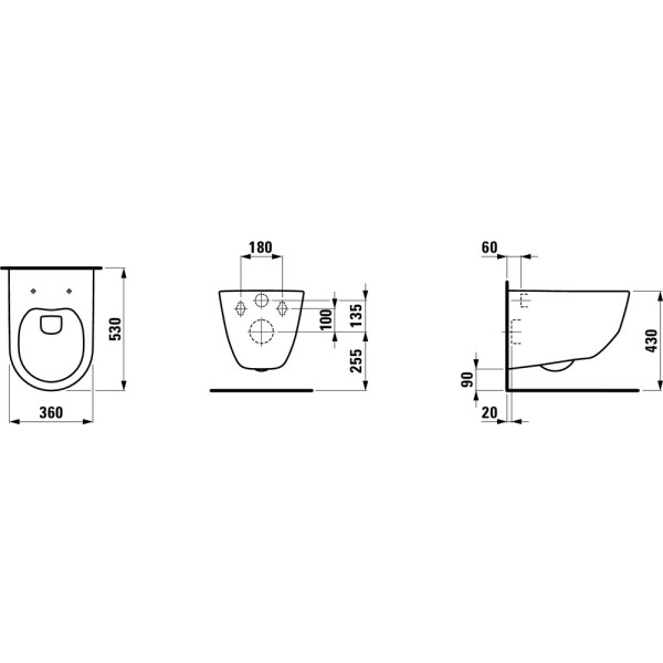 Инсталляция для подвесного унитаза Laufen PRO чаша унитаза Rimless с сиденьем микролифт и белой клавишей смыва (Z.RU93.0.761.6) Инсталляция для подвесного унитаза Laufen PRO чаша унитаза Rimless с сиденьем микролифт и белой клавишей смыва (Z.RU93.0.761.6)