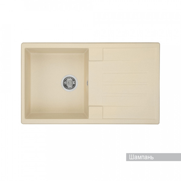 Мойка для кухни врезная Aquaton Верона 500x855x210 шампань (1.A710.0.32V.R29.0)
