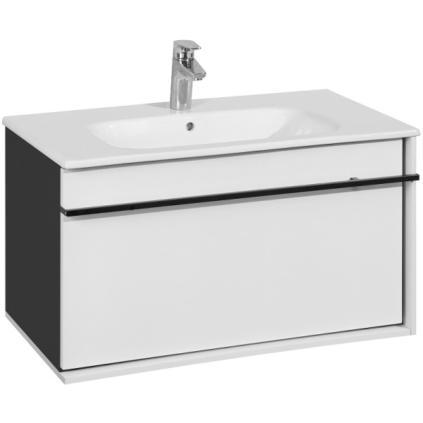 Тумба подвесная Roca Aneto 78,5x45x42,9 белый (857430806)
