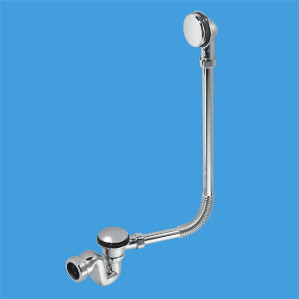 Обвязка для ванны Cliсk Claсk 1 1/2"x40 мм хром McAlpine (BRASSTRAP-25-CP)