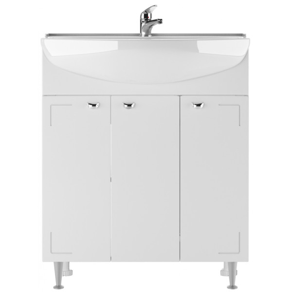 Тумба напольная Амур 70 Классик без ящика Айсберг Домино (DA1135T)