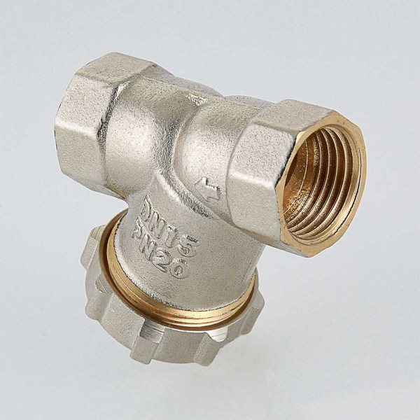 Фильтр косой 1/2" ВВ с заглушкой Valtec никель (VT.193.N.04) Фильтр косой 1/2" ВВ с заглушкой Valtec никель (VT.193.N.04)