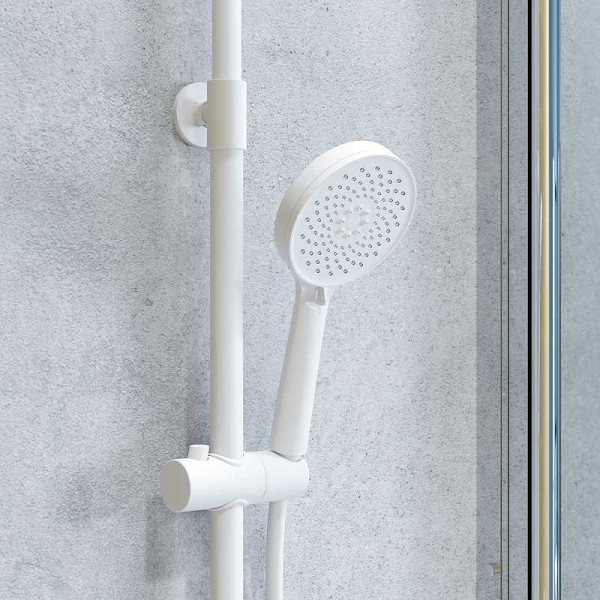 Душевая система Iddis Shelfy белый матовый (SHEWTBTi06) Душевая система Iddis Shelfy белый матовый (SHEWTBTi06)