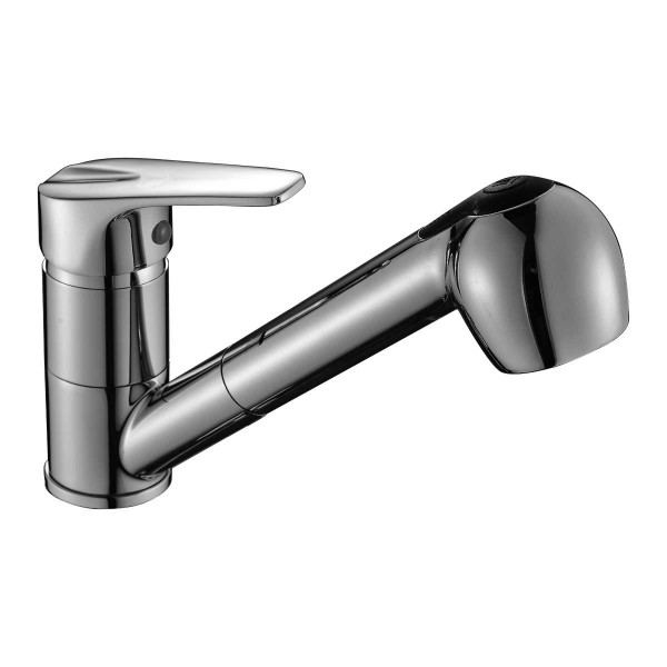 Смеситель для кухни Rossinka D40-25 с выдвижным изливом (D40-25)