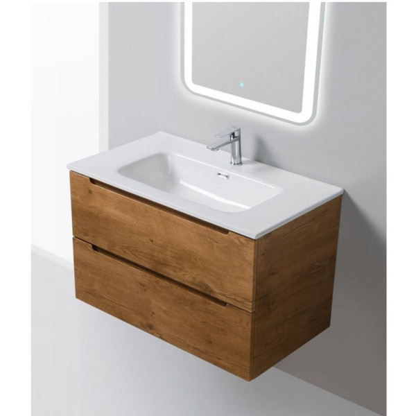 Тумба подвесная BelBagno Etna 80 Rovere Moro (ETNA-800-2C-SO-RW-P)