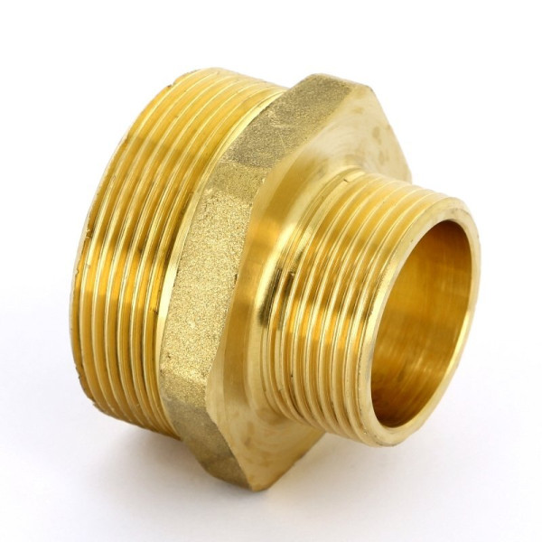 Ниппель переходной 1/2"х3/4" Tiemme (латунь) (1500012 / 1552G000504)
