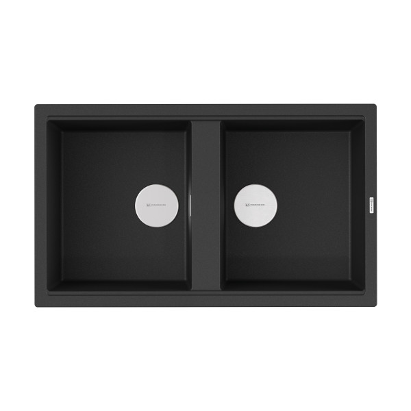 Мойка для кухни врезная Omoikiri Kitagawa 86-2-GB Artceramic/графит (4993492) Мойка для кухни врезная Omoikiri Kitagawa 86-2-GB Artceramic/графит (4993492)