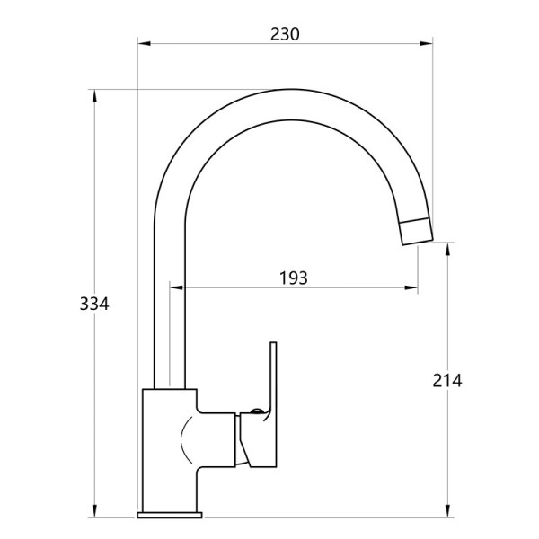 Смеситель для кухни Melodia della vita Aria хром (MDV35715) Смеситель для кухни Melodia della vita Aria хром (MDV35715)
