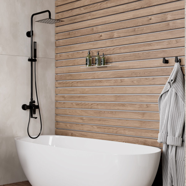 Система душевая WasserKRAFT A16701 черная