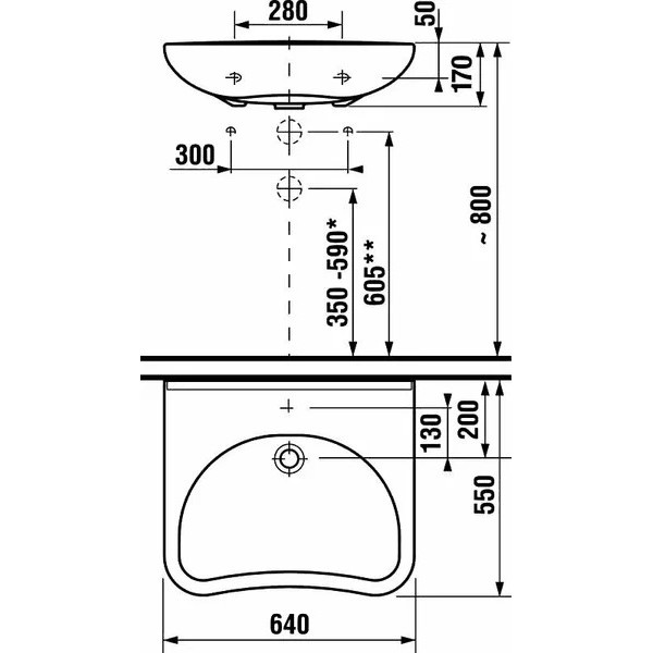 Раковина подвесная Roca Access 65х55 больничная белая (ZRU9307659)