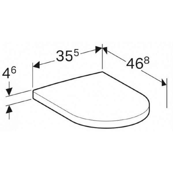 Сиденье для унитаза Geberit Icon c микролифтом, быстросъемное (500.670.01.1) Сиденье для унитаза Geberit Icon c микролифтом, быстросъемное (500.670.01.1)