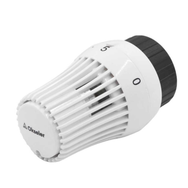 Головка термостатическая Okseler Exclusive RA белая (Oks01021)