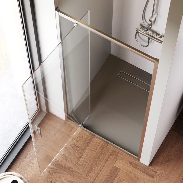 Душевая дверь AM.PM Gem 90x195 стекло прозрачное, профиль хром матовый (W90G-90-1P-MT) Душевая дверь AM.PM Gem 90x195 стекло прозрачное, профиль хром матовый (W90G-90-1P-MT)