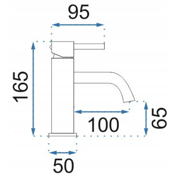 Смеситель для раковины REA Lungo gold mat (REA-B4527) Смеситель для раковины REA Lungo gold mat (REA-B4527)