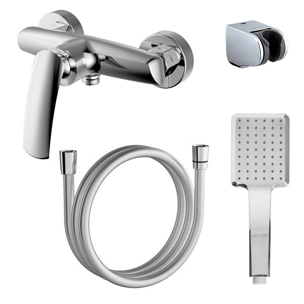 Смеситель для душа Azario Reuleaux с душевым комплектом хром (AZ-VWF338296C)