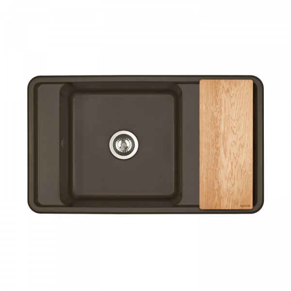 Мойка для кухни врезная Aquaton Беллис 510x870x250 кофе (1.A724.8.32B.S28.0)