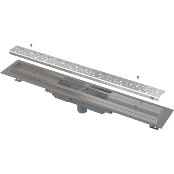 Лоток душевой AlcaPlast Alcadrain для перфор. решетки, вертикальный сток (APZ1111-300M) Лоток душевой AlcaPlast Alcadrain для перфор. решетки, вертикальный сток (APZ1111-300M)