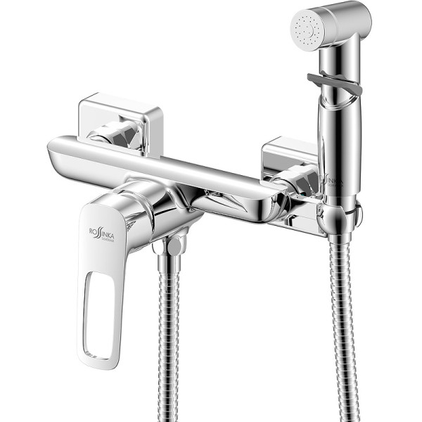 Смеситель с гигиеническим душем Rossinka RS 46 хром (RS46-52) Смеситель с гигиеническим душем Rossinka RS 46 хром (RS46-52)