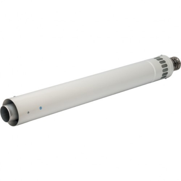 Элемент дымохода DN 60/100 конечный участок 900 мм дымохода для горизонт.прохода через стену с оголовком из нерж. стали SCA-6010-000900 Элемент дымохода DN 60/100 конечный участок 900 мм дымохода для горизонт.прохода через стену с оголовком из нерж. стали SCA-6010-000900