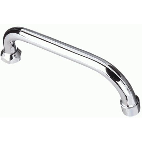 Излив для кухонного смесителя Melodia настенного П-образный с аэратором 20см (MKP20686P) Излив для кухонного смесителя Melodia настенного П-образный с аэратором 20см (MKP20686P)