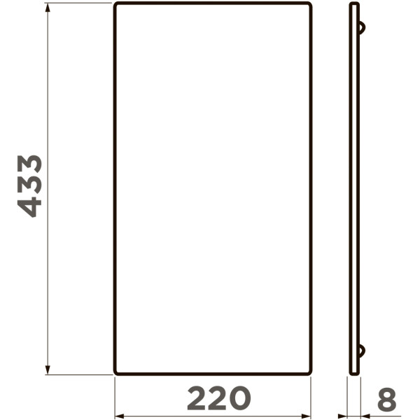 Доска для мойки Omoikiri 433x220x8 CB-SINTESI-M-WD графит (4999097) Доска для мойки Omoikiri 433x220x8 CB-SINTESI-M-WD графит (4999097)