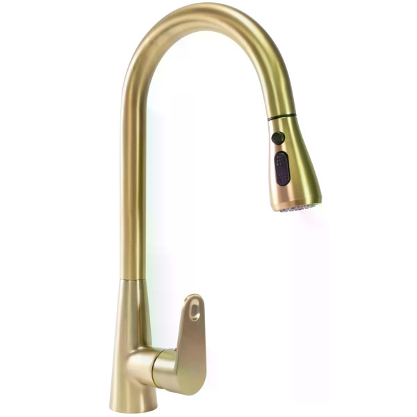 Смеситель для кухни Rea Mild золото матовое (REA-B4803) Смеситель для кухни Rea Mild золото матовое (REA-B4803)