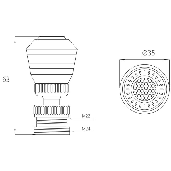 Аэратор Melodia М22хМ24 пластиковый 2 функции, пласт.сетка , черный (MKP20391BL) Аэратор Melodia М22хМ24 пластиковый 2 функции, пласт.сетка , черный (MKP20391BL)