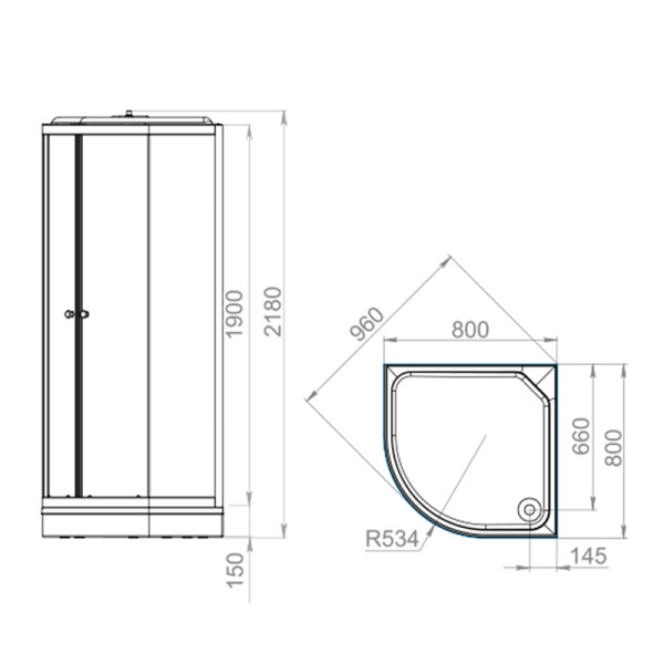 Кабина душевая Melodia Classica 80х80 низкий поддон, стекло прозрачное, профиль белый (MB01003) Кабина душевая Melodia Classica 80х80 низкий поддон, стекло прозрачное, профиль белый (MB01003)