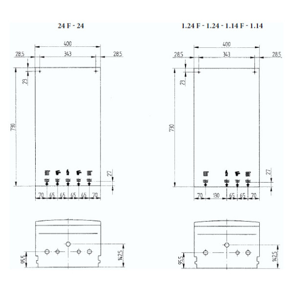 Котел газовый Baxi ECO Four 1.14 F настенный