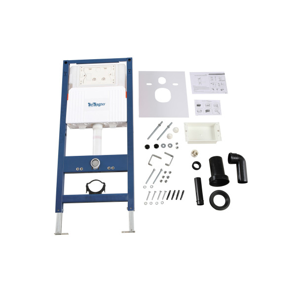 Инсталляция для подвесного унитаза BelBagno фронтальное управление для механической кнопки (BB-101-M) Инсталляция для подвесного унитаза BelBagno фронтальное управление для механической кнопки (BB-101-M)