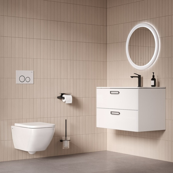 Унитаз подвесной Iddis Torr безободковый с сиденьем soft-close белый (TORRDSEi25)