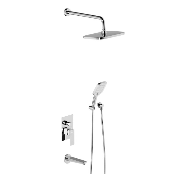 Душевая система Damixa Gala с душевым набором хром (953510000) Душевая система Damixa Gala с душевым набором хром (953510000)