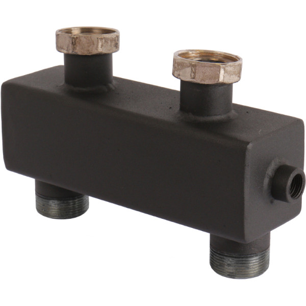 Стрелка гидравлическая 1 1/2" Rommer с накидными гайками (5,93 м3/час) (RDG-0015-004006)