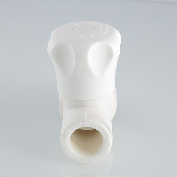 Клапан PP-R со сгоном прямой 20x1/2"Н Valtec (белый) VTp.717.V.02004