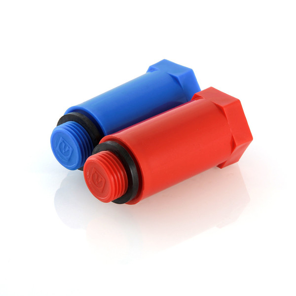 Комплект заглушек для опрессовки 1/2"Н Valtec (синяя+красная) VTp.792.M.04 Комплект заглушек для опрессовки 1/2"Н Valtec (синяя+красная) VTp.792.M.04