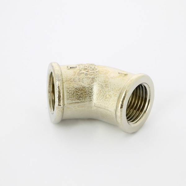 Угольник 1/2" 45 гр. ВВ Uni-Fitt (никель) 641N2200