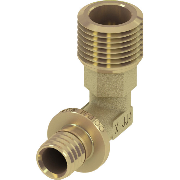 Уголок соединительный с наружней резьбой (с ниппелем) TECEflex 25х3/4'' НР (латунь) (767525) Уголок соединительный с наружней резьбой (с ниппелем) TECEflex 25х3/4'' НР (латунь) (767525)