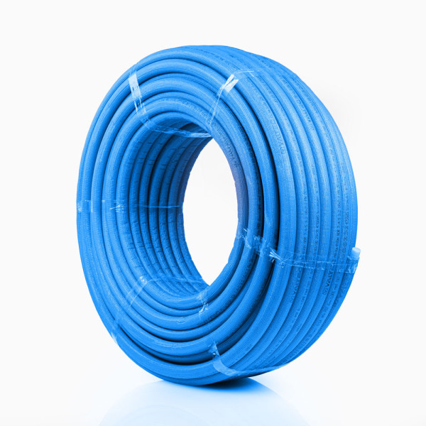 Труба п/э Valtec PEXa-EVOH 25*3,5 мм. в синей теплоизоляции 6 мм (бухта 50 м.) (VA2535.4.R06B.50) Труба п/э Valtec PEXa-EVOH 25*3,5 мм. в синей теплоизоляции 6 мм (бухта 50 м.) (VA2535.4.R06B.50)
