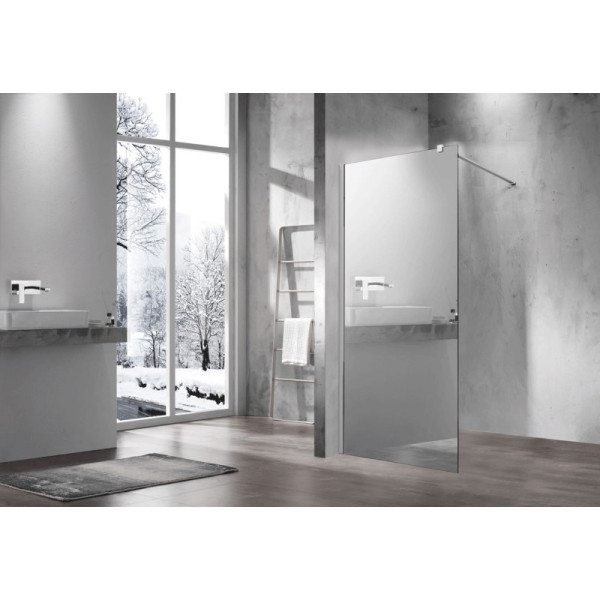 Душевая перегородка Vincea Walk-In 900х2000 стекло зеркальное, профиль хром (VSW-1H900MR) Душевая перегородка Vincea Walk-In 900х2000 стекло зеркальное, профиль хром (VSW-1H900MR)