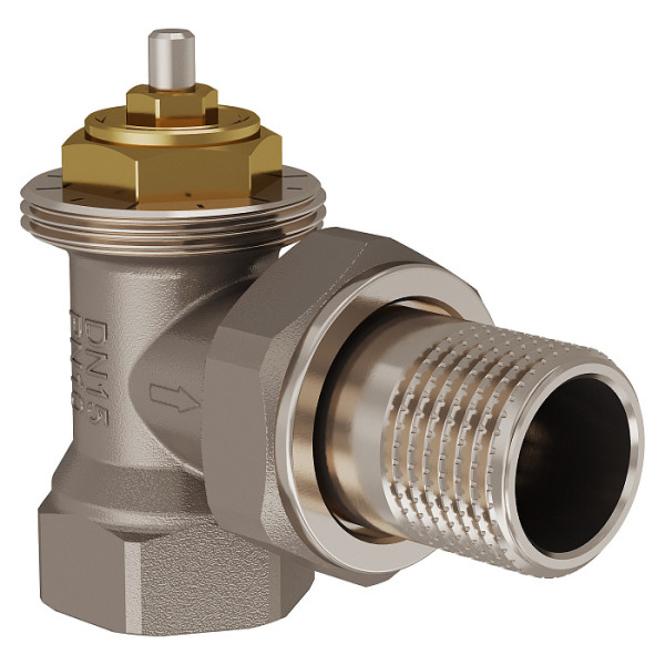 Клапан термостатический угловой 1/2" Royal Thermo М30х1,5 (RTO 07.1525) Клапан термостатический угловой 1/2" Royal Thermo М30х1,5 (RTO 07.1525)