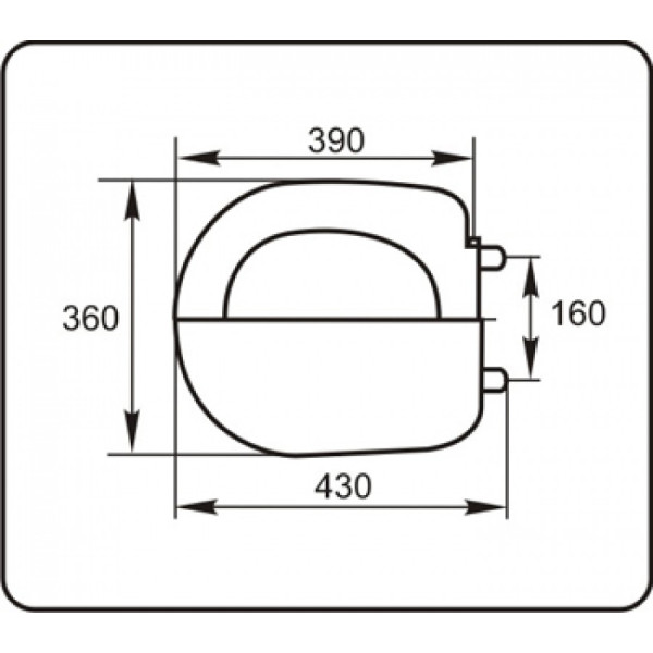 Сиденье для унитаза Santek Римини белое (1WH301948)